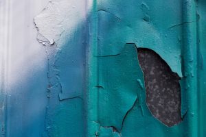 Peeling paint