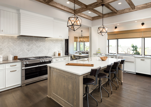 Modern style neutral colors kitchen
